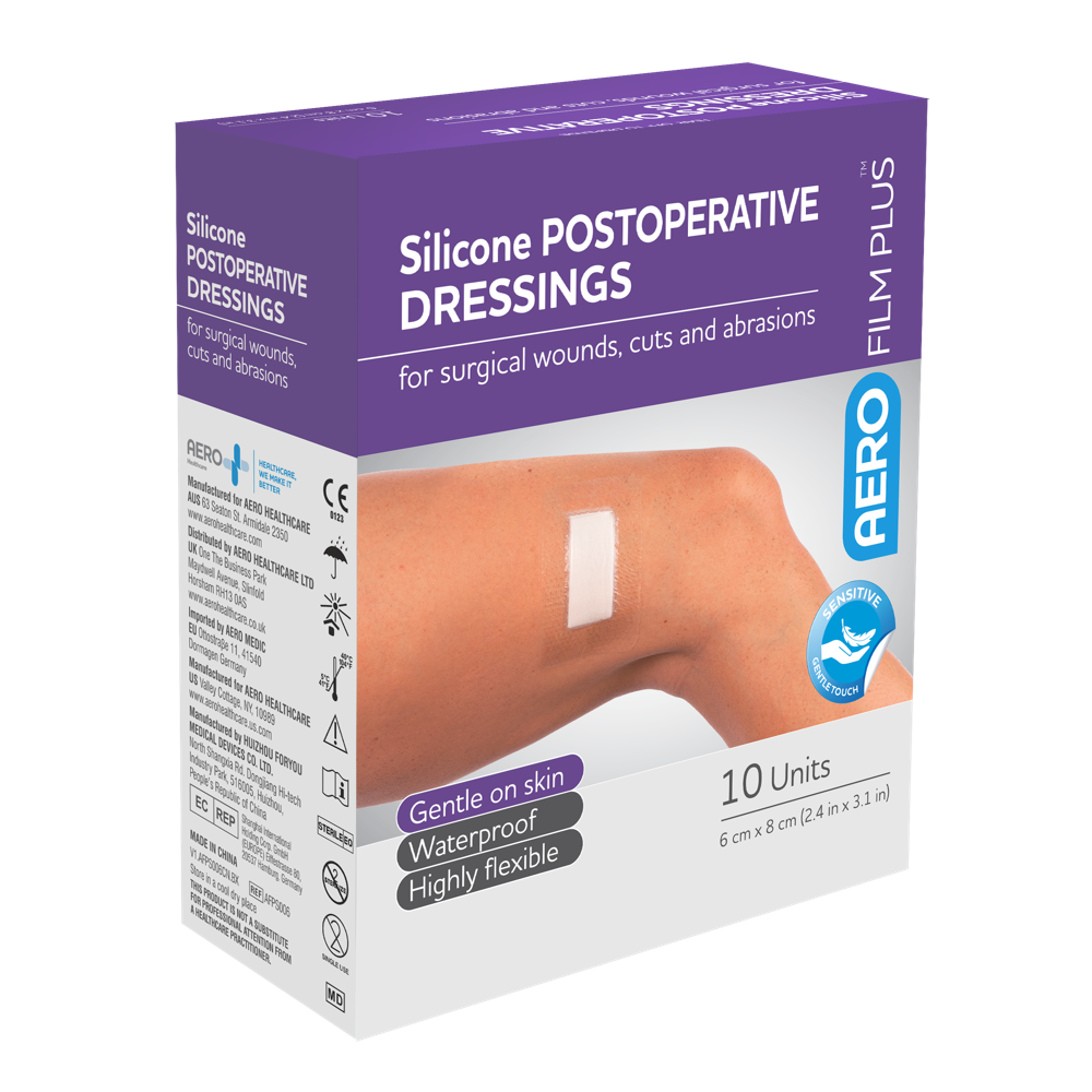 AEROFILM Sensitive Silicone Postoperative Dressing 6 x 8cm