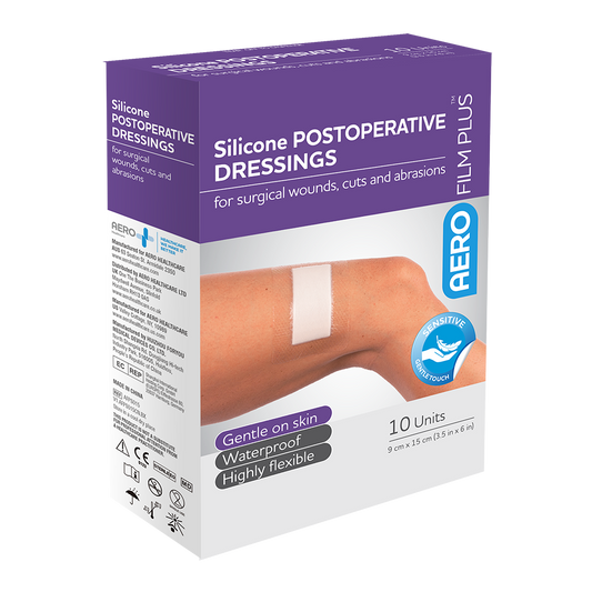 AeroFilm Sensitive Silicone POSTOPERATIVE DRESSING 9x15cm