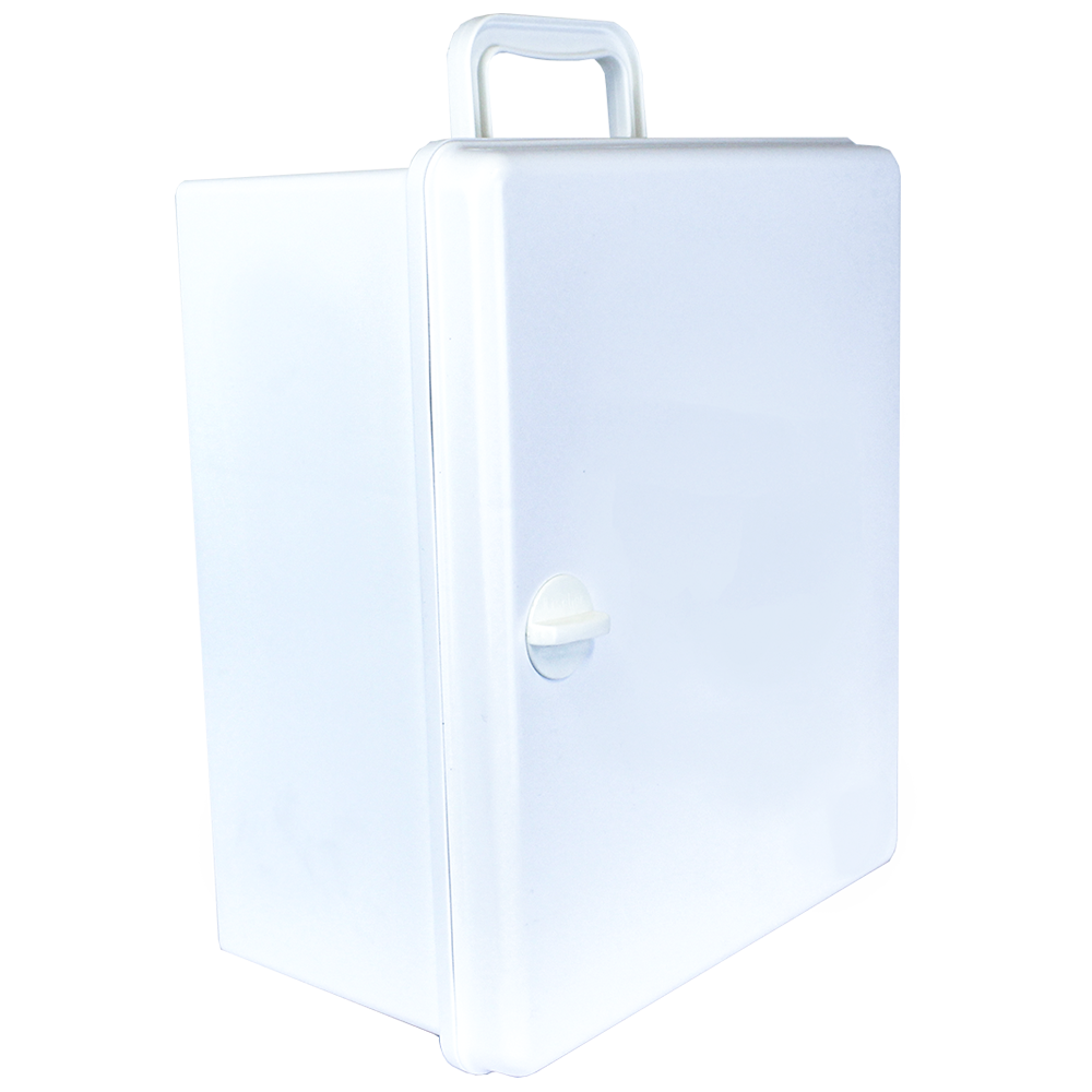 Lemari Plastik Putih Besar AEROCASE dengan Penutup Knob 32 x 37 x 18cm