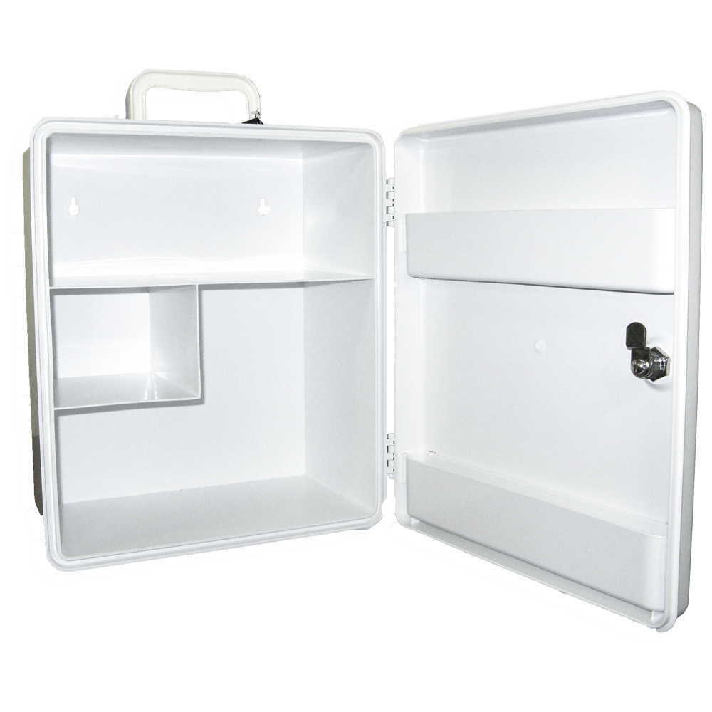 Lemari Plastik Putih Besar AEROCASE dengan Kunci Kait 32 x 37 x 18cm