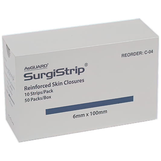 AEROPLAST Wound Closure Strips 6 x 100mm Box/50 (10 strips/card)