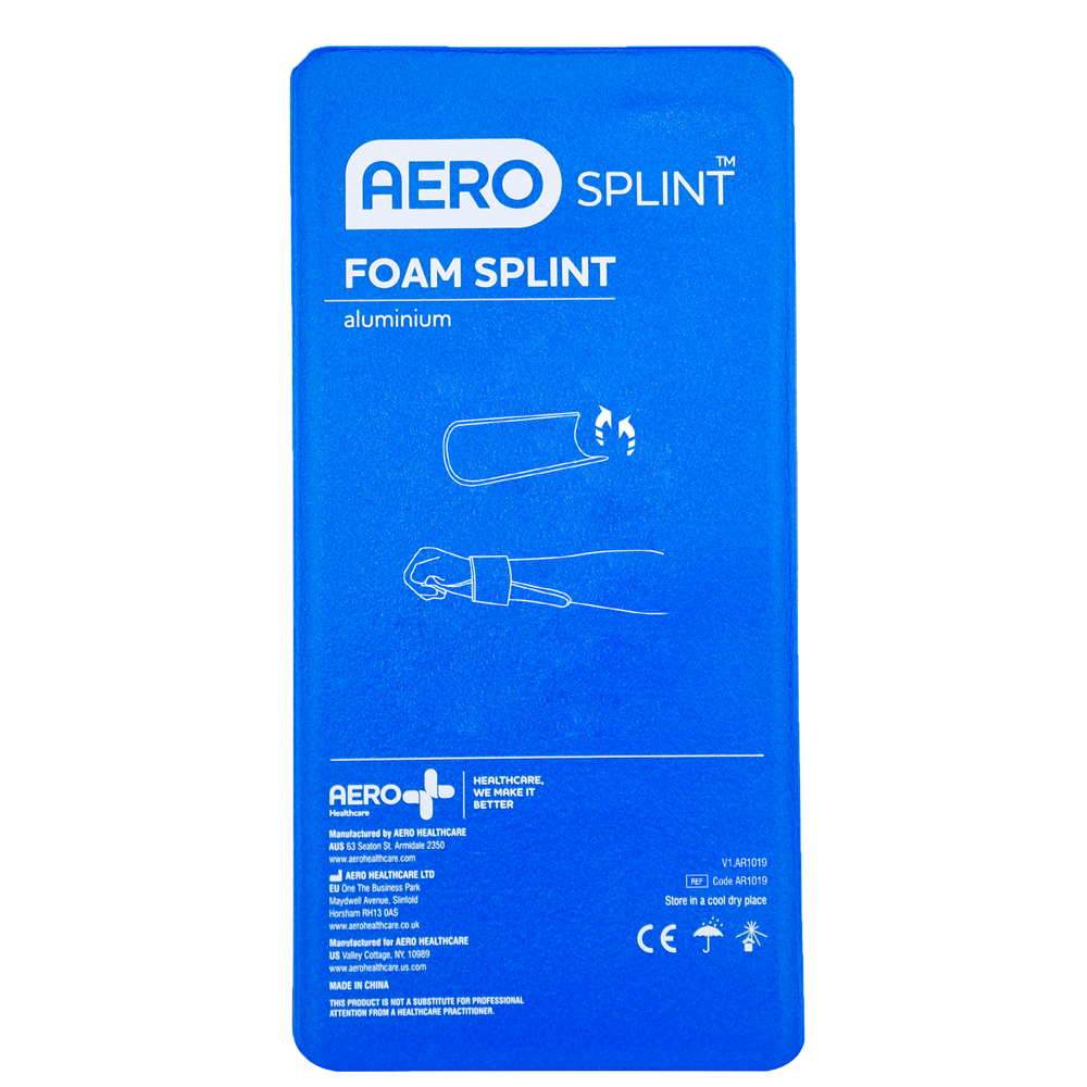 Tala curta de espuma de alumínio AEROSPLINT 22 x 11cm