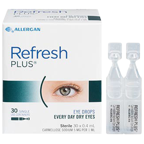 REFRESH Plus Colírio 0,4ml (Data de curta duração - Validade 09/02/2023)