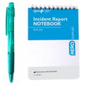 Caderno de primeiros socorros AEROSUPPLIES com caneta