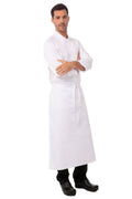 Long Four-Way Apron- White