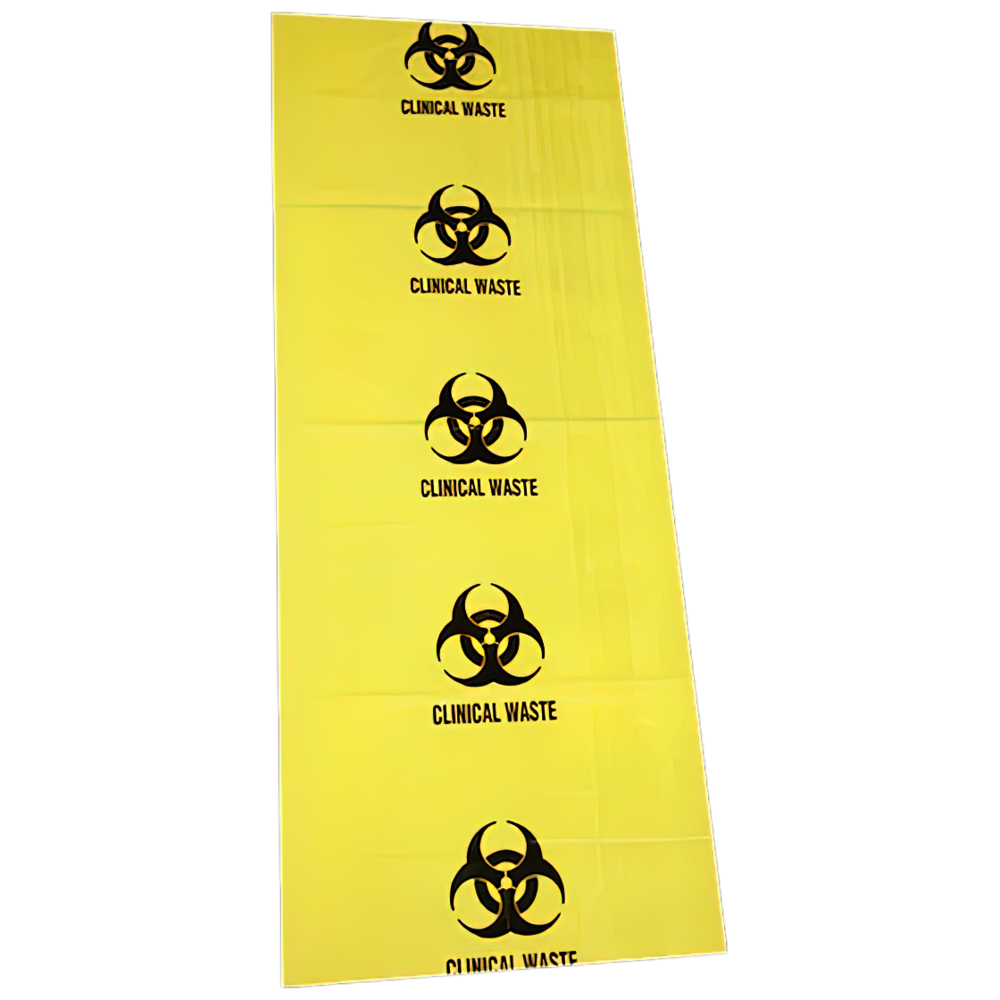 Saco para resíduos clínicos de risco biológico AEROHAZARD 120L - 55um (490 x 1200mm)