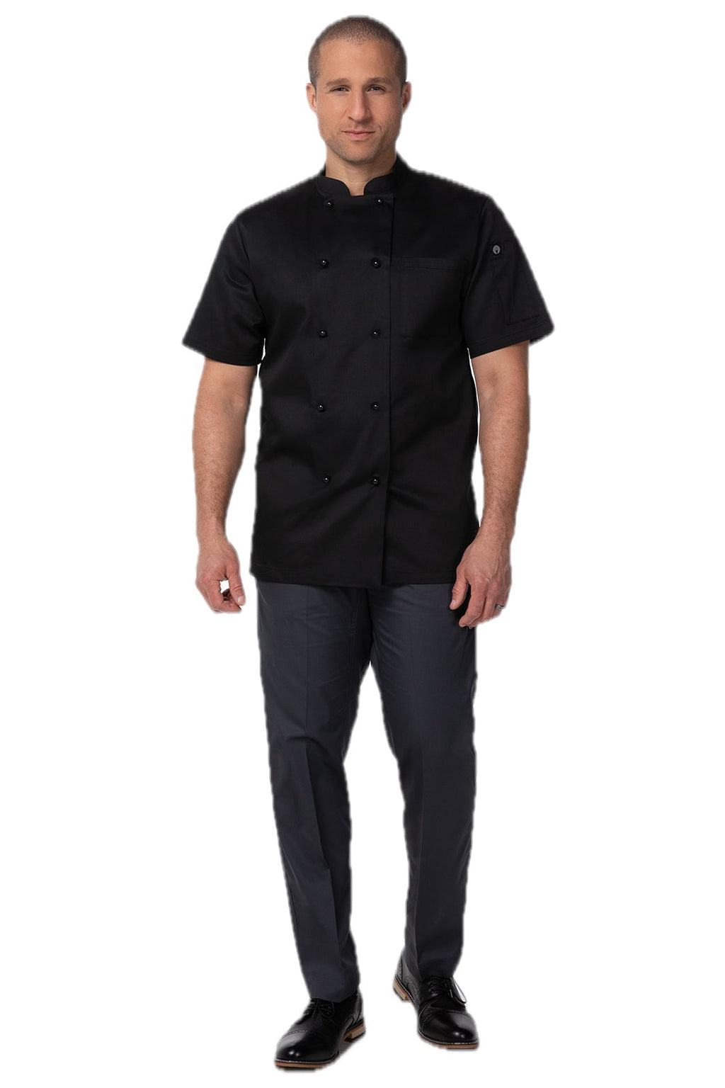 Jaket Koki Dasar Hitam Canberra