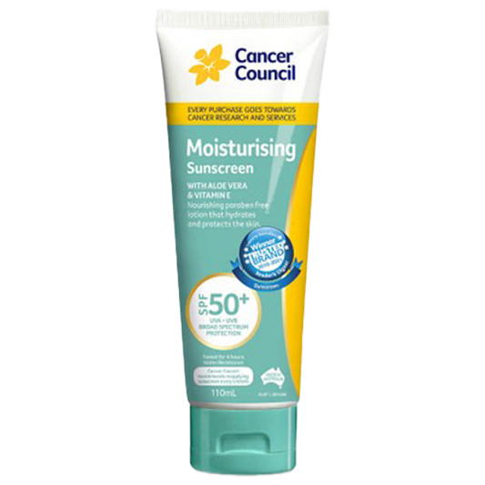 CANCER COUNCIL SPF50+ Moisturising Sunscreen Tube 110mL