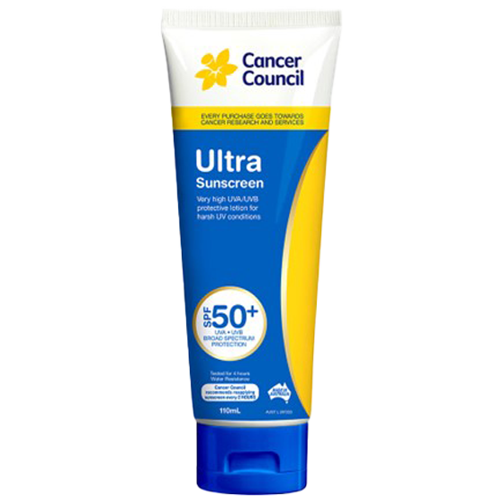 CANCER COUNCIL SPF50+ Tubo Protetor Solar Ultra 110mL