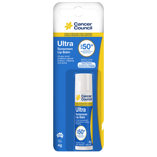 CANCER COUNCIL SPF50+ Ultra Lip Balm 4g