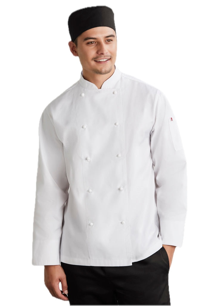 Jaket Koki Al Dente Lengan Panjang Pria 