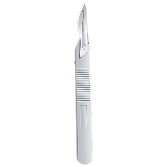 AEROINSTRUMENTS Disposable No 24 Scalpel Blade &amp; Handle Sterile