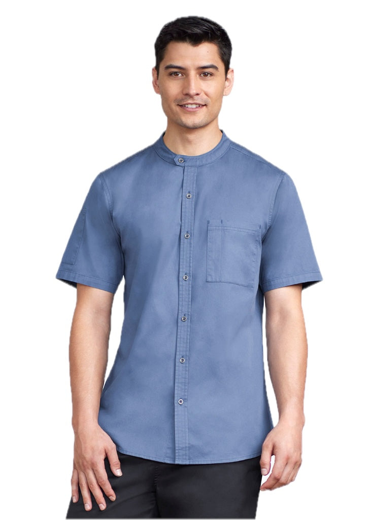 Mens Salsa Short Sleeve Chef Shirt