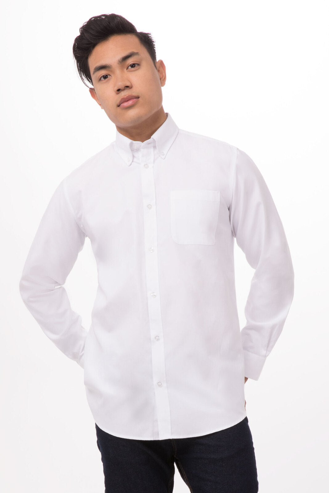 Camisa social Oxford masculina