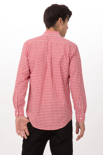 Camisa social Oxford masculina