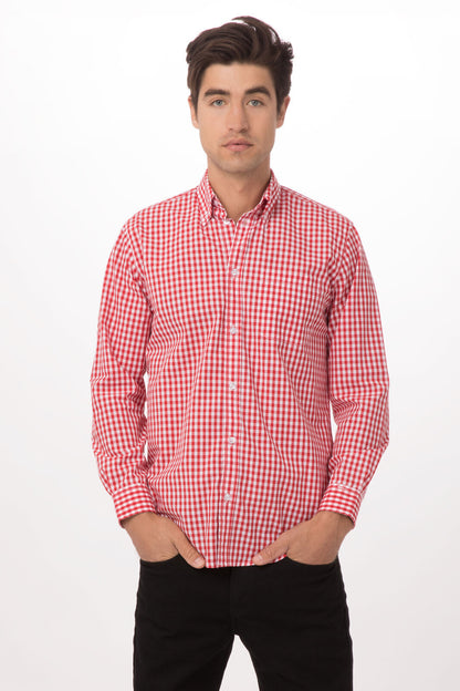 Camisa social Oxford masculina