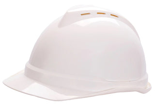 MSA V-Gard 500 Hard Hat with Push Key Suspension