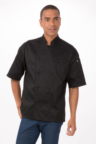 Palermo Executive Chef Jacket- Black