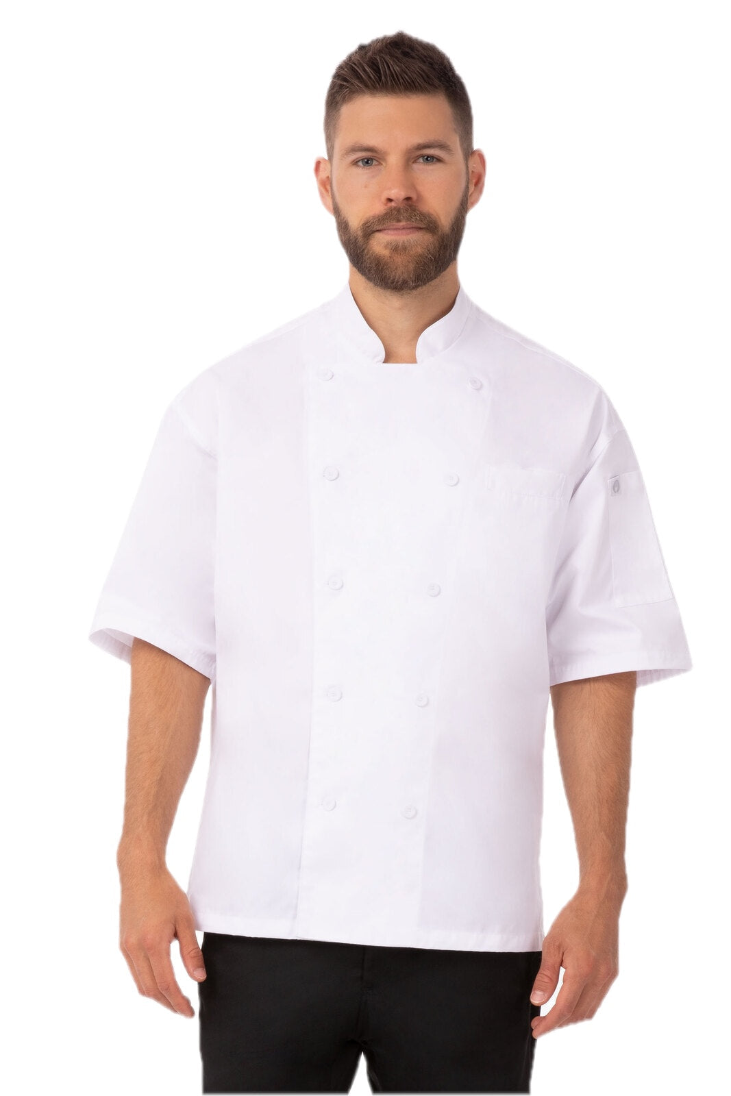 Palermo Executive Chef Jacket- Black
