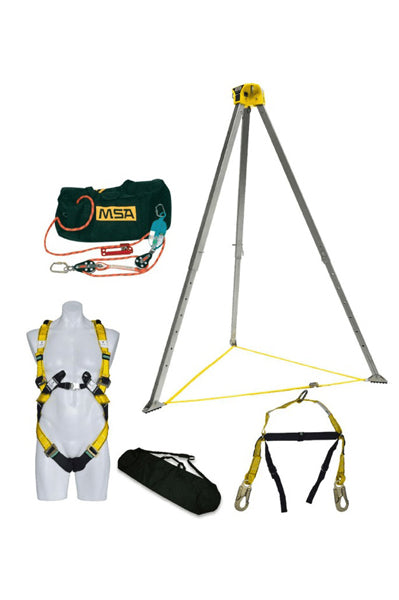 KIT, RUANG TERBATAS, SISTEM PENYELAMATAN TALI, 3:1, 45M