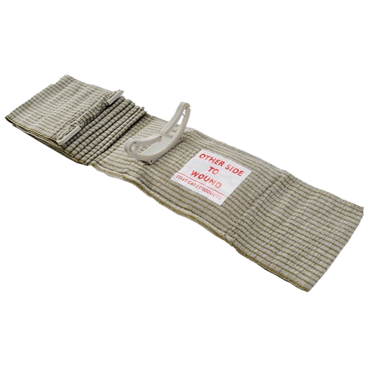 Perban Trauma &amp; Pendarahan Militer FIRSTCARE 10 x 17 cm (Hijau)