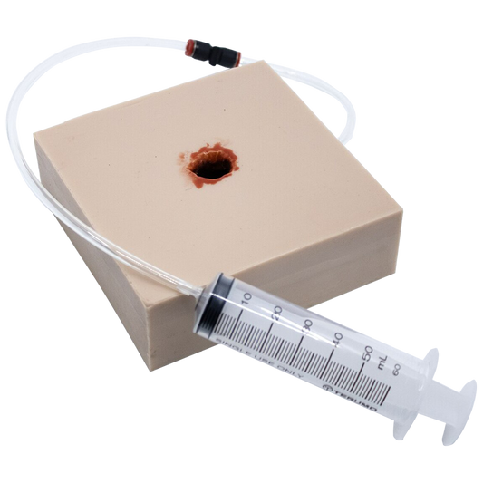 TRAUMASIM Gunshot Haemostatic Clotting Trainer (Square)