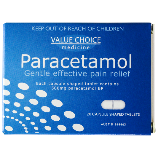 Paracetamol 500mg Tablets Box/20