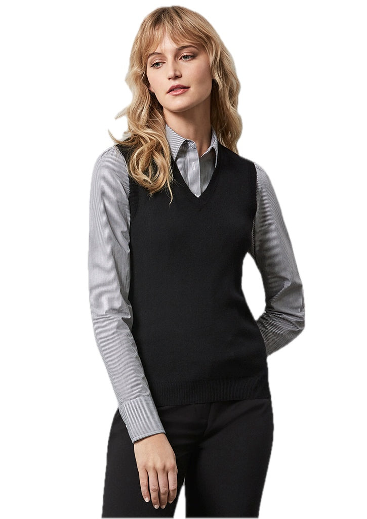 Womens V-Neck Knit Vest