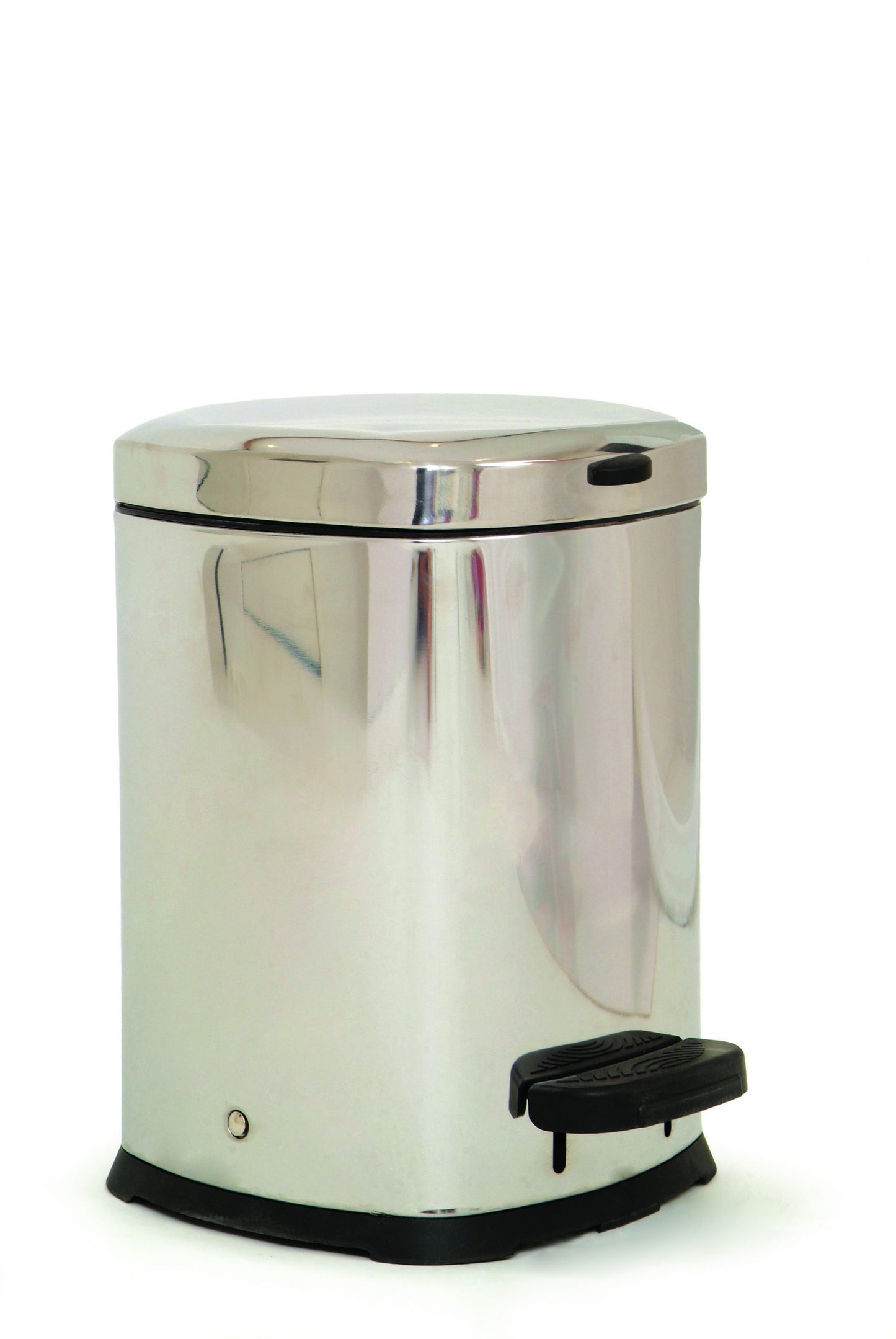 Caixa com pedal em aço inoxidável 12L 24,5cm x 33cm x 41cm(A)