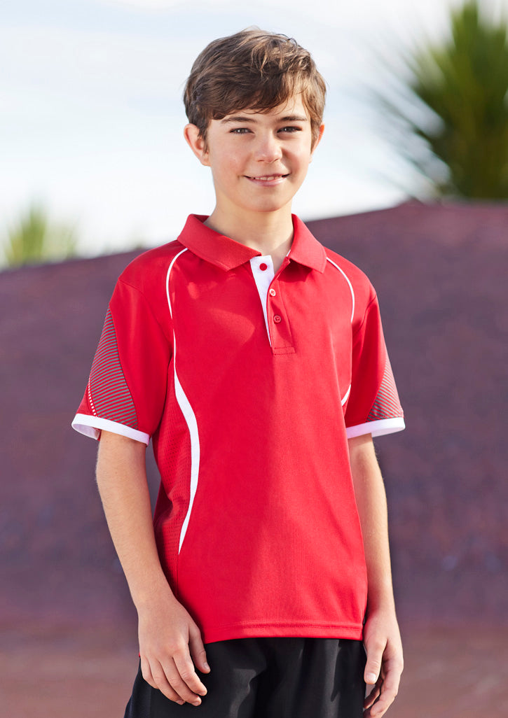 Polo infantil de manga curta Razor