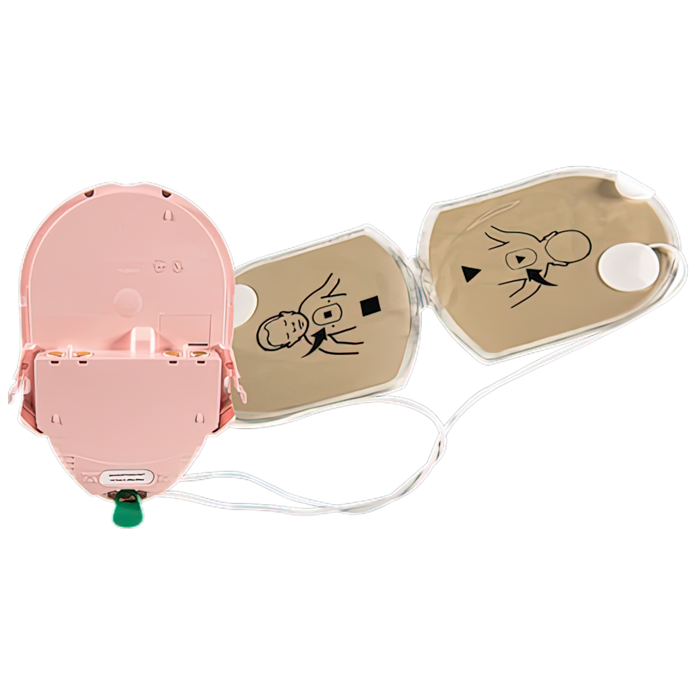 Bantalan HEARTSINE Pink Pad-Pak &amp; Baterai Pack - Pediatrik