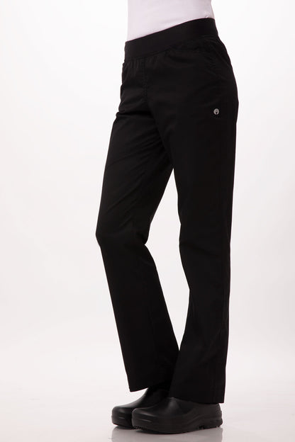 Lightweight Womens Slim Chef Pants