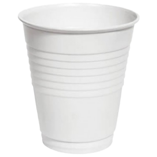 Plastic White Disposable Cup