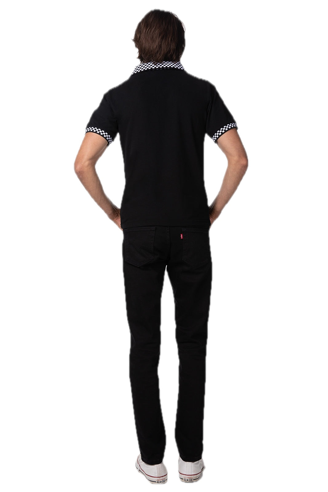 Kemeja Polo Hitam Tradisional
