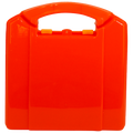 AEROCASE Kotak Plastik Kecil Oranye Rapi 19 x 17,5 x 7cm