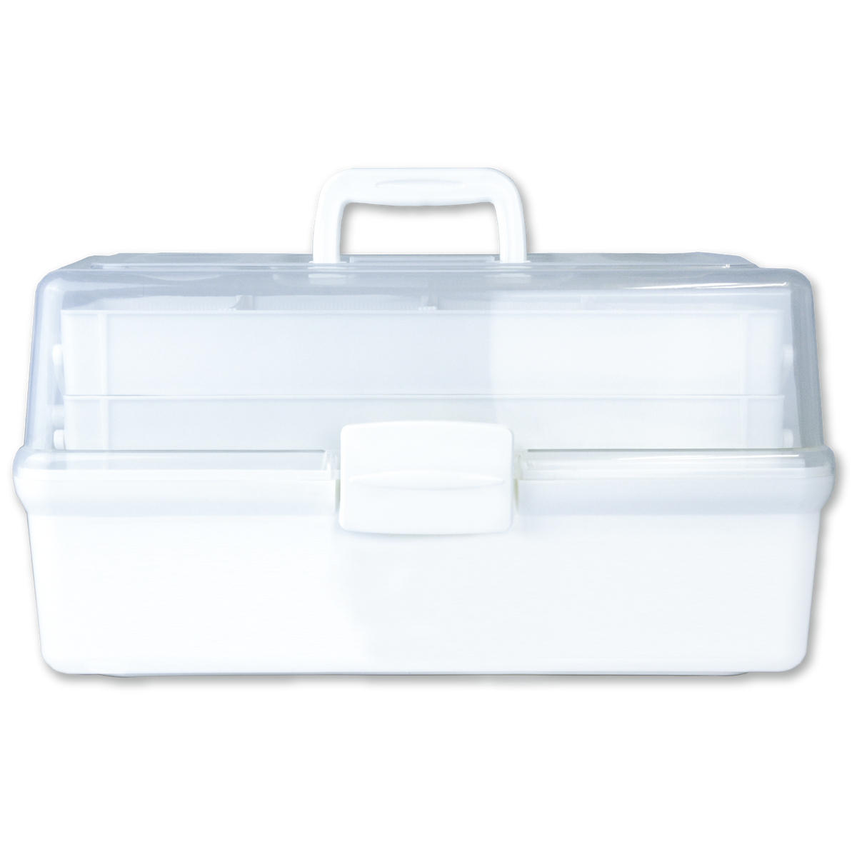 AEROCASE Tacklebox Médio Branco e Transparente 42 x 21 x 22cm