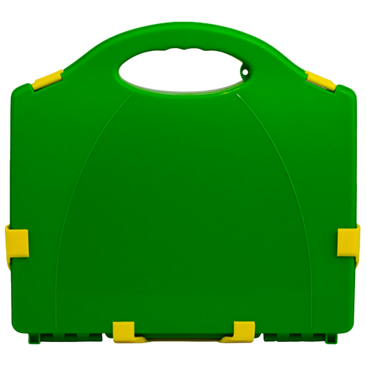 AEROCASE Medium/Large Green and Yellow Neat Plastic Case 34 x 28 x 10cm