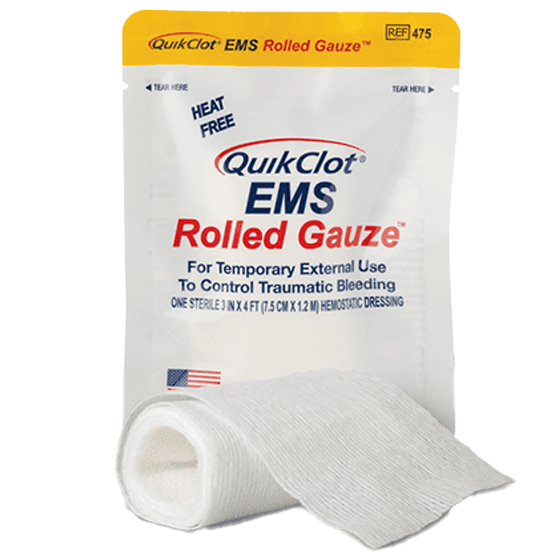 Gulungan Hemostatik EMS QUIKCLOT 7,5cm x 1,2M