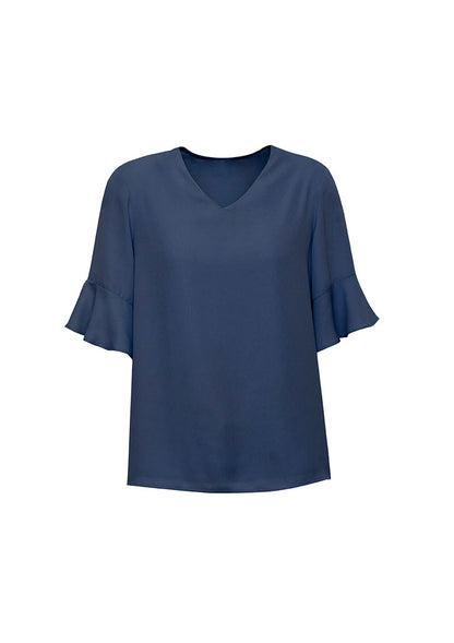 Blus Wanita Aria Lengan Beralur