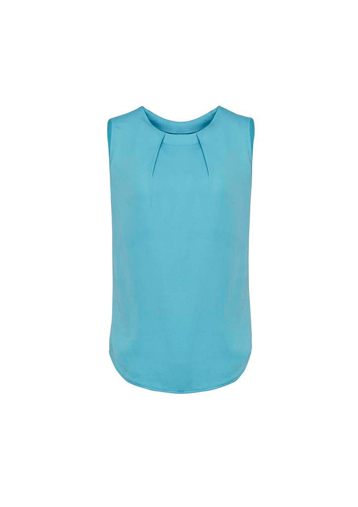 Blus Lipit Tanpa Lengan Wanita Estelle