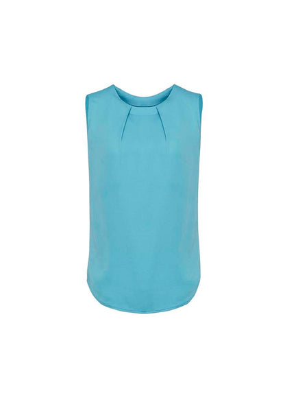 Blus Lipit Tanpa Lengan Wanita Estelle