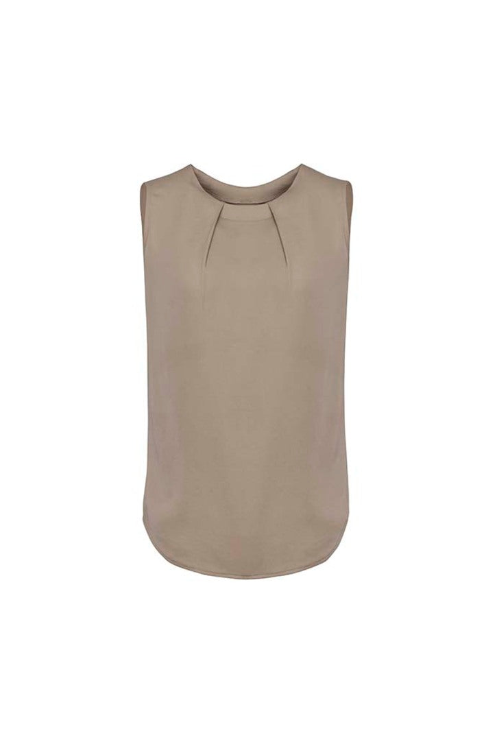 Blus Lipit Tanpa Lengan Wanita Estelle