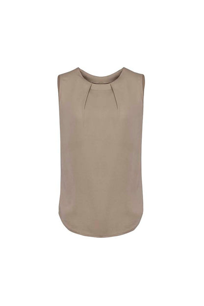 Blus Lipit Tanpa Lengan Wanita Estelle