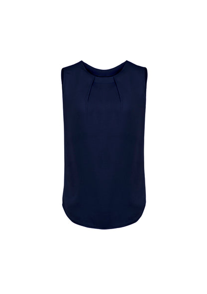Blus Lipit Tanpa Lengan Wanita Estelle