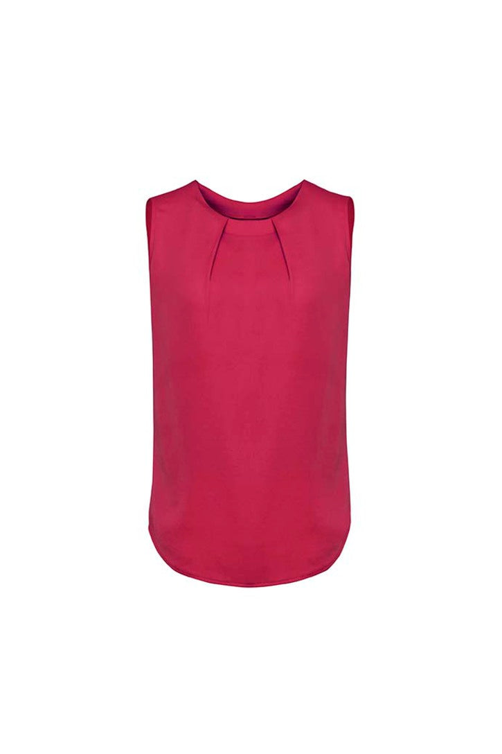 Blus Lipit Tanpa Lengan Wanita Estelle