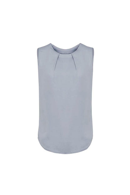 Blus Lipit Tanpa Lengan Wanita Estelle