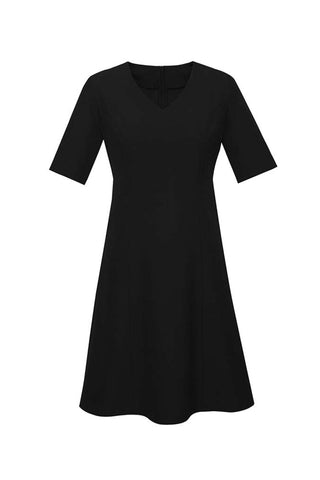 Siena Womens Extended Short Sleeve Mid Dress