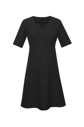 Siena Womens Extended Short Sleeve Mid Dress