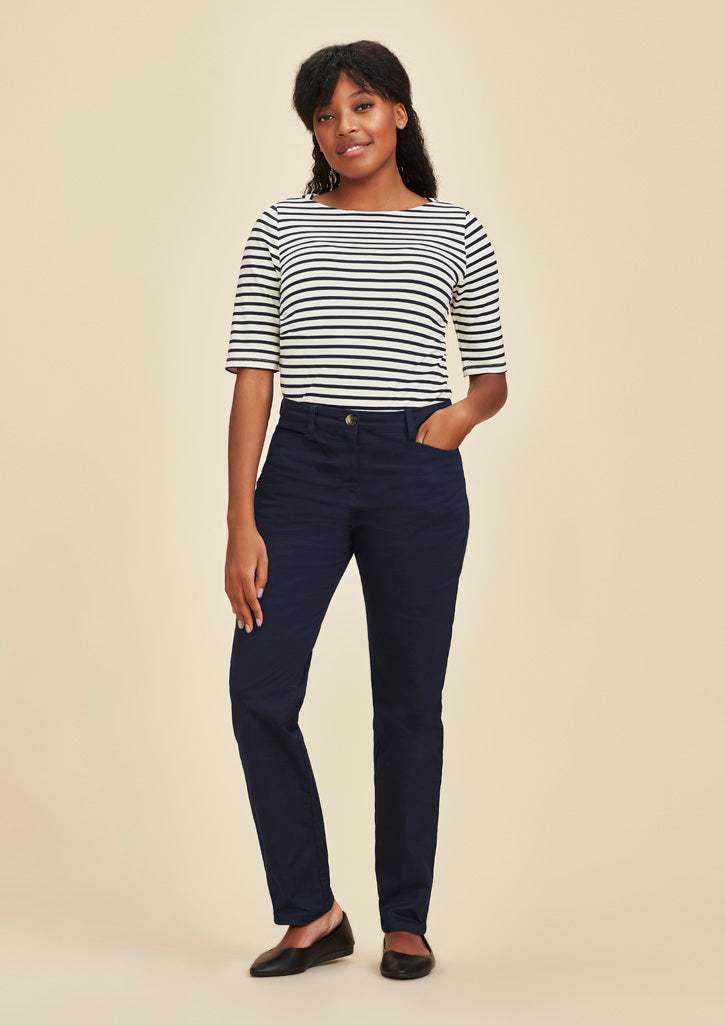 Calça chino feminina Traveller Slim Leg