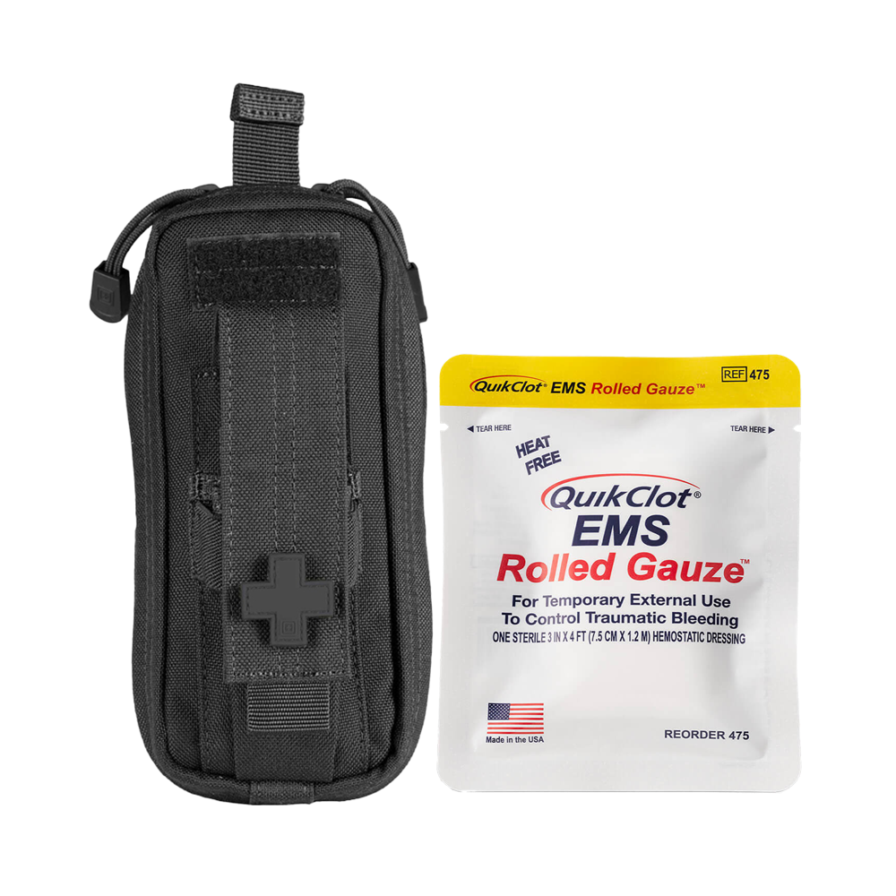 Perlengkapan Kontrol Pendarahan RAPIDSTOP - Kantong Taktis Kecil, Gulungan EMS